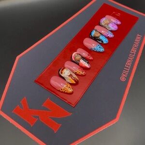 Cheetah Sisters | The Cheetah Girls | 3D Nail Art | Colorful Nails